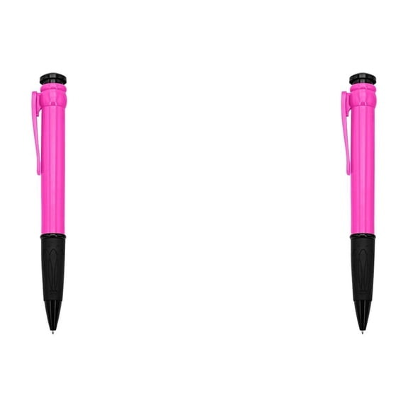 Oversized Ballpoint Pen Ecohintz Oversized Ballpoint Pen (2 Pcs) - Extra Large Writing Tool, Novelty Stationery Item, Smooth Ink, for Home, Campus & Gift Use, Novelty Giant Pen, Pink