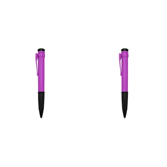 Oversized Ballpoint Pen Purple — Extra Large Writing Instrument with Jumbo Ink Capacity, Smooth 1.0mm Medium Point, Retractable Design for Daily Desktop Use