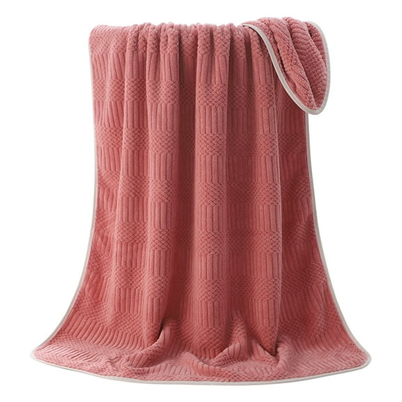 Oversized Bath Towels 2-Pack | Jumbo Luxury Bath Sheets 55"x27" (140x70cm) | Ultra Soft & Absorbent Coral Fleece Towels for Spa, Hotel, Gym | Quick-Dry Shower Towels
