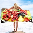 thumbnail image 1 of Oversized Beach Towels Absorbent Quick Drying Sand Free Dry for Adults, 1 of 6