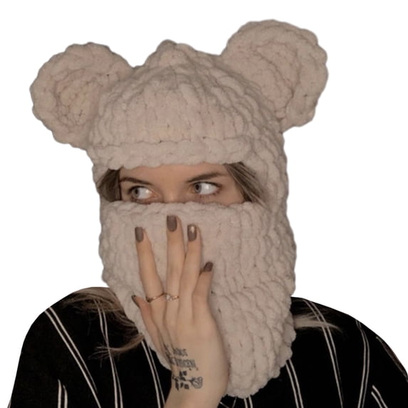 Oversized Bear Hat New Year Halloween Party Decorations Festive Stage Shows Panda Ear Cute Oversized Hats Headdress