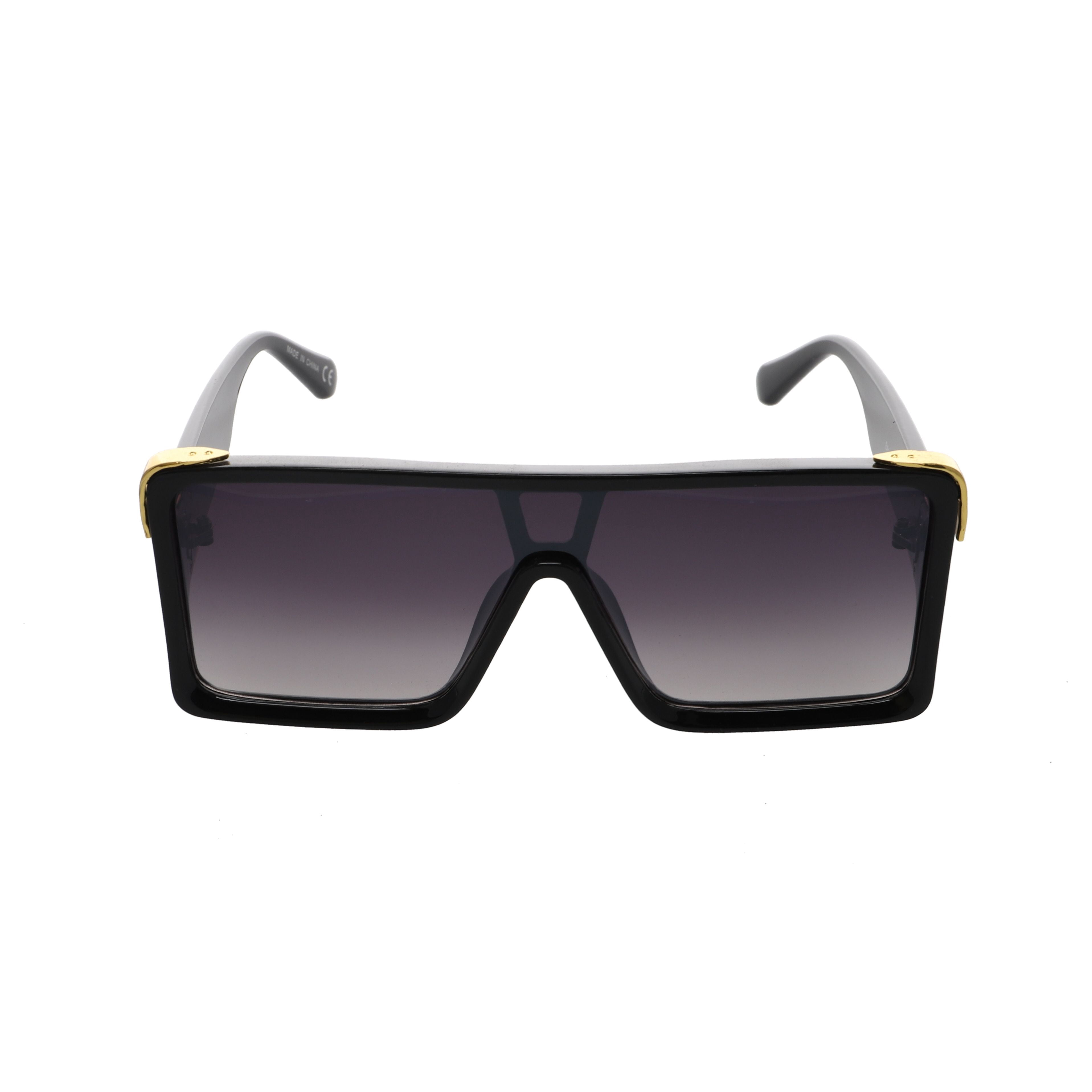 2 Packs Unisex Square Oversized Sunglasses Big Flat Top Shield UV Protection Women Men Flat Top Shield Sunglasses Oversized Square  main image 3
