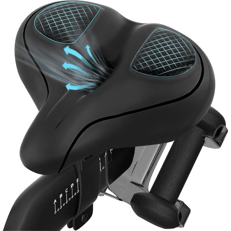 Oversized Bike Seat Compatible with Peloton Bike/Bike+, Wide Comfort