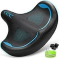 thumbnail image 1 of Oversized Bike Seat for Men & Women Comfort, Extra Wide Bicycle Seat Cushion, Comfortable Wing Padded, Large Replacement Saddle for Peloton, Stationary Exercise Bike, Ebike, Cruiser, City Bike, 1 of 14