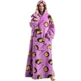 thumbnail image 1 of Oversized Blanket Hoodie,Adult Snuggle Fleece Wearable Blanket Fluffy Giant Hooded Sweatshirt, 1 of 7