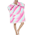thumbnail image 1 of Oversized Blanket Hoodie Sherpa Fleece Wearable Blanket for Unisex Adult Hooded Sweatshirt, 1 of 3