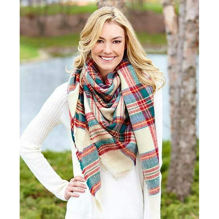 Red and cream sale scarf