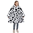 thumbnail image 1 of Oversized Blanket Sweatshirt, Sherpa  Fleece Hoodie, Super Soft Warm Comfortable Pullover with Large Front Pocket for Boys Girls Teens Kids(7-13 yr), 1 of 7