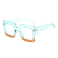 thumbnail image 1 of Oversized Blue Light Blocking Glasses for Men and Women Fashion Big Frame Glasses Fashion Clear Multi-Color Computer Eyewear, 1 of 4