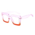 thumbnail image 1 of Oversized Blue Light Blocking Glasses for Men and Women Fashion Big Frame Glasses Fashion Clear Multi-Color Computer Eyewear, 1 of 3