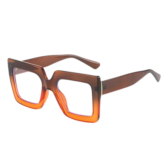 Oversized Blue Light Blocking Glasses for Men and Women Fashion Big Frame Glasses Fashion Clear Multi-Color Computer Eyewear
