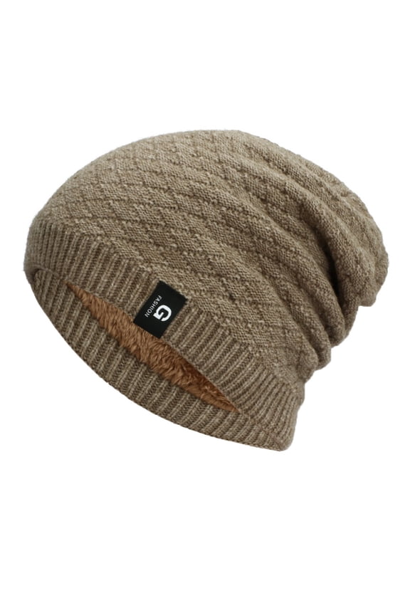 Oversized Brim Baseball Hat - Sun Protective Cap for Women Womens And Mens Diamond Check Sweater Cap Men's Cycling Soft Knit Cap