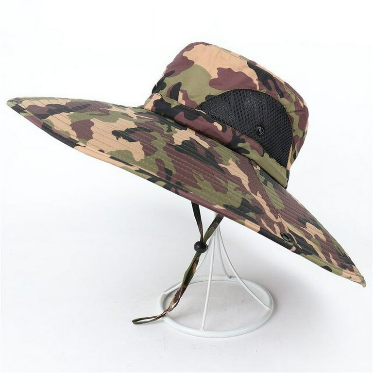 Oversized Brim Sun Hat Summer Anti-UV Fishing Hats Bucket Hat