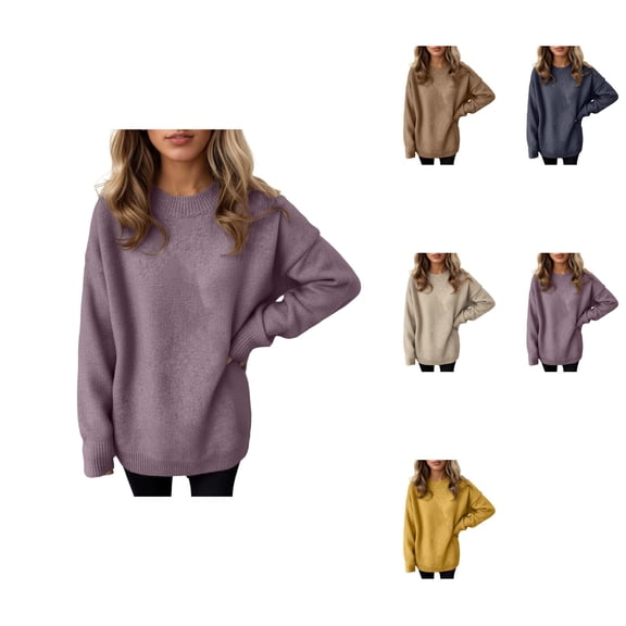 Oversized Cable Knit Turtleneck Sweater for Women â Soft Warm Pullover, Cozy Thick Fall Winter Casual Top