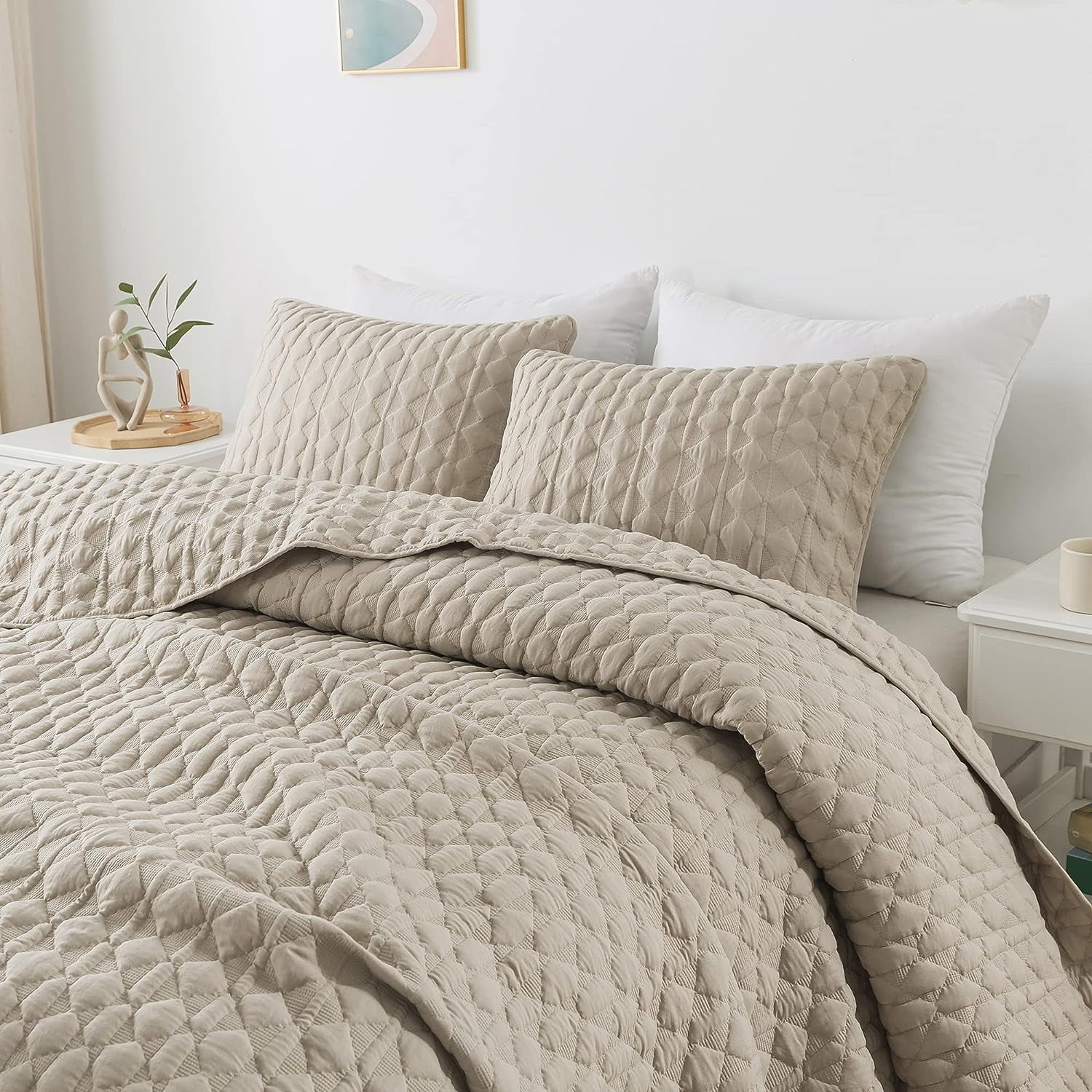 Oversized California King Size Summer Quilt
