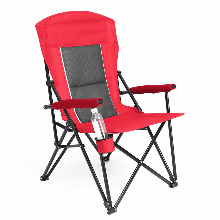 Oversized Camping Chair, Heavy Duty Portable Folding Chair with