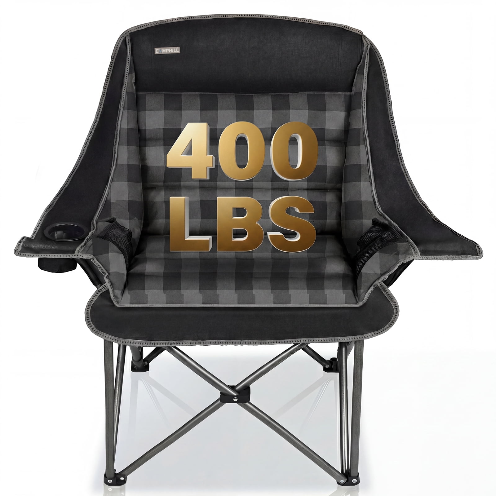 Sophia & William Oversized Camping Chair Heavy Duty Steel Frame