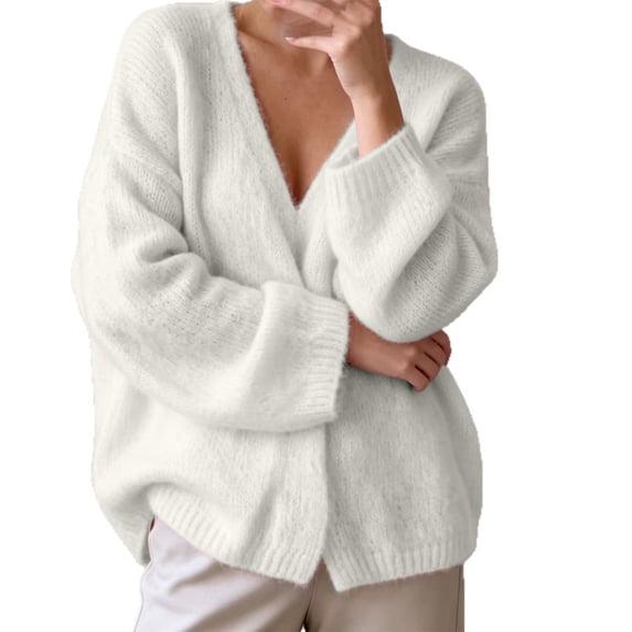 Oversized Cardigan Sweaters for Women Baggy Sweater Fall Outfits Slouchy Cardigan Fuzzy Cardigan with Pockets Cute Cardigan Teacher Outfits Soft Cardigans