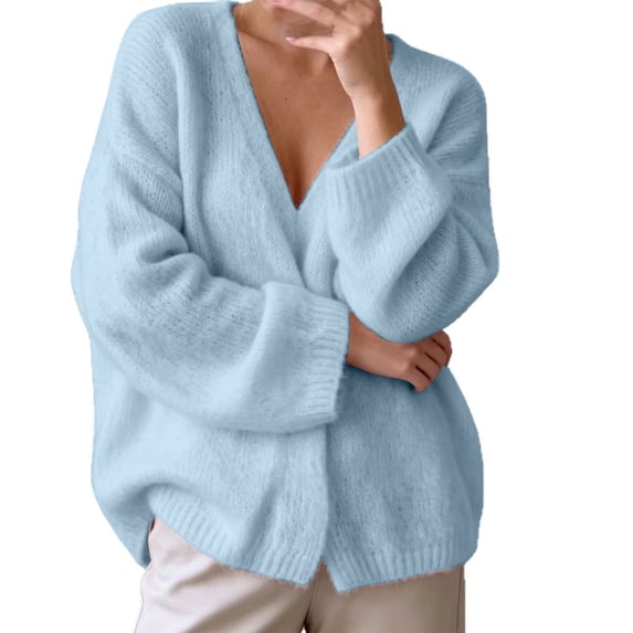 Oversized Cardigan Sweaters for Women Fall Outfits with Pockets Light Weight Cardigan Baggy Sweater Business Casual Cardigan Thick Cardigan Soft Cardigans Winter Sweaters Cable Knit Cardigan