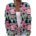thumbnail image 1 of Oversized Cardigans Women Christmas Tree Santa Claus Color Block Knitted Sweater Button Down Long Sleeve Fall Fashion Holiday 2025 Clothing, 1 of 4