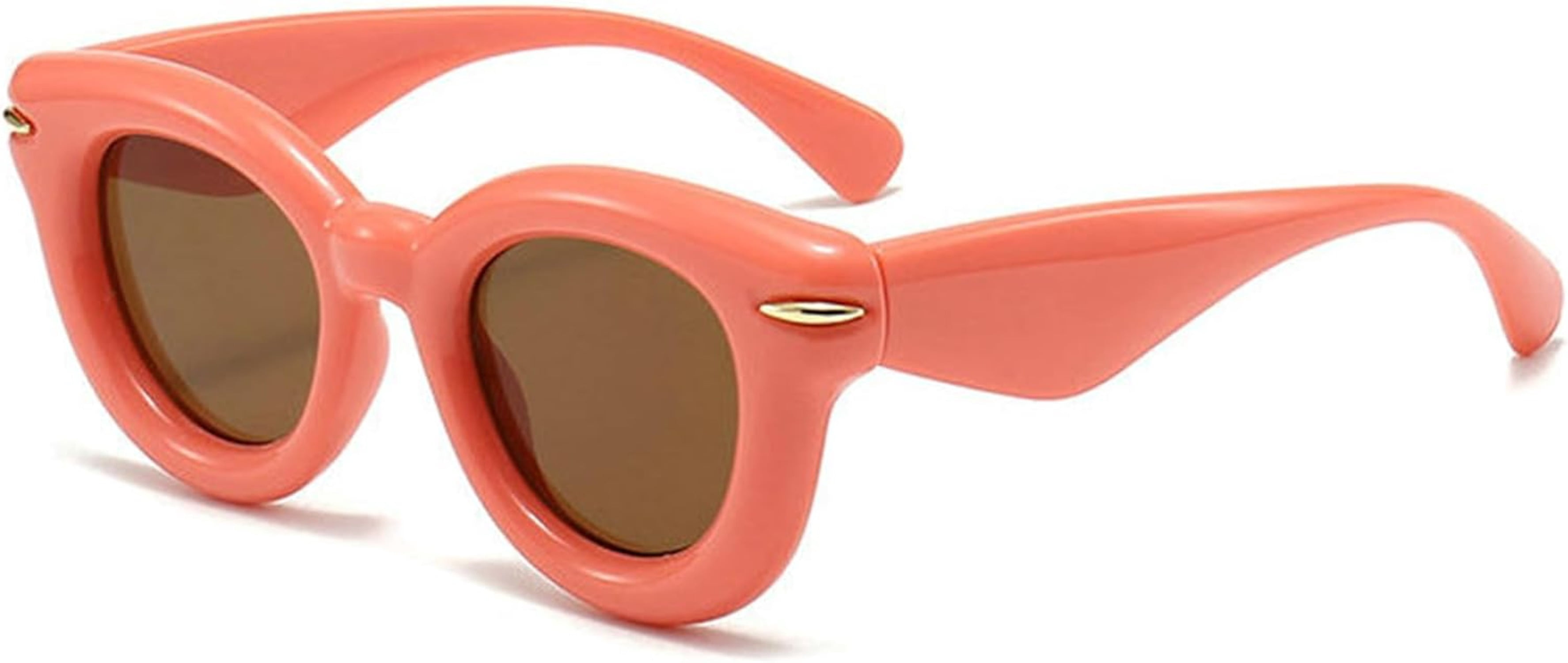 Women Oversized Cute Oval Thick Frame Retro Style Shades Cat Eye Sunglasses Oversized Cat Eye Sunglasses for Women Cute Oval Thick Frame  main image 2