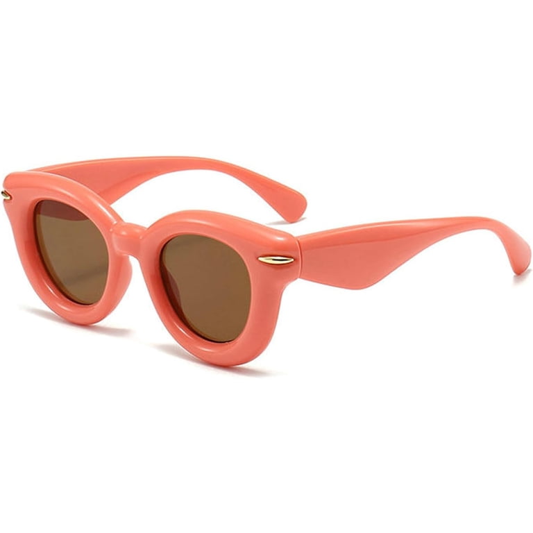 Cute oval thick frame cat eye sunglasses new Outdoor Toys Cat Eye Sunglasses for Women Cute Oval Thick  main image 4