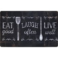 thumbnail image 1 of Oversized Chef Series 24"x36" Antifatigue Kitchen Mats (Black), 1 of 1