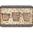 thumbnail image 1 of Oversized Chef Series 24"x36" Antifatigue Kitchen Mats (COFFEE WORDS), 1 of 3