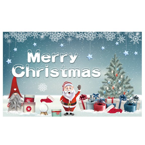Oversized Christmas Party Backdrop Cloth Quick Installation 70.8x43.3Inch