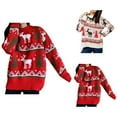 thumbnail image 1 of Oversized Christmas Sweaters for Women 2025 Long Sleeve Crewneck Loose Slouchy Xmas Pullover Sweater Jumper Tops, 1 of 5