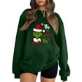 thumbnail image 1 of Oversized Christmas Sweatshirts 2025 Long Sleeve Christmas Xmas Holiday Pullover Dark GreenXXL, 1 of 4