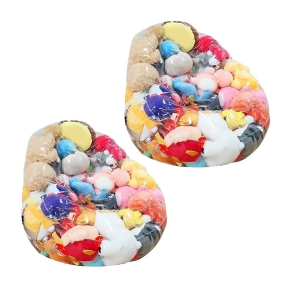 Oversized Clear PVC Storage Sacks For Plush Toy Blankets And Pillows Converts To Supportive Bean Bag Chair