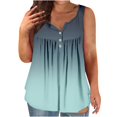 thumbnail image 1 of Oversized Collared Blouse - Short Sleeve Ruffle Detail Casual Shirt | Yubnlvae | Women's Tunic Tops for Leggings Short Sleeve Shirts up Casual Ruched (Grey | L), 1 of 5