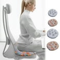 thumbnail image 1 of Oversized Contoured Floor Cushion with High-Resilience Foam, Tufted Design for Multi-Room Versatility, 1 of 8