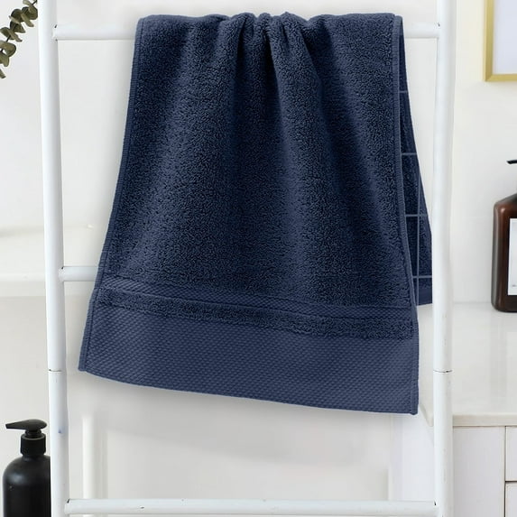 Oversized Cotton Bath Towel 29x13.4in | Ultra Absorbent, Soft & Durable Solid Color Spa Towel – Quick Drying, Thickened, Strapless, Multiple Colors, Hotel Quality for Shower or Beach Use