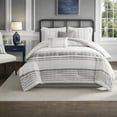 thumbnail image 1 of Oversized Cotton Jacquard Bedding Set 6Piece Queen Farmhouse Style, 1 of 10