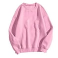 thumbnail image 1 of Oversized Crewneck Sweatshirts for Women Casual Drop Shoulder Sweatshirt Classic Solid Color Pullover Loose Long Sleeve Pullovers Comfortable Cute Blouse Tops, 1 of 3