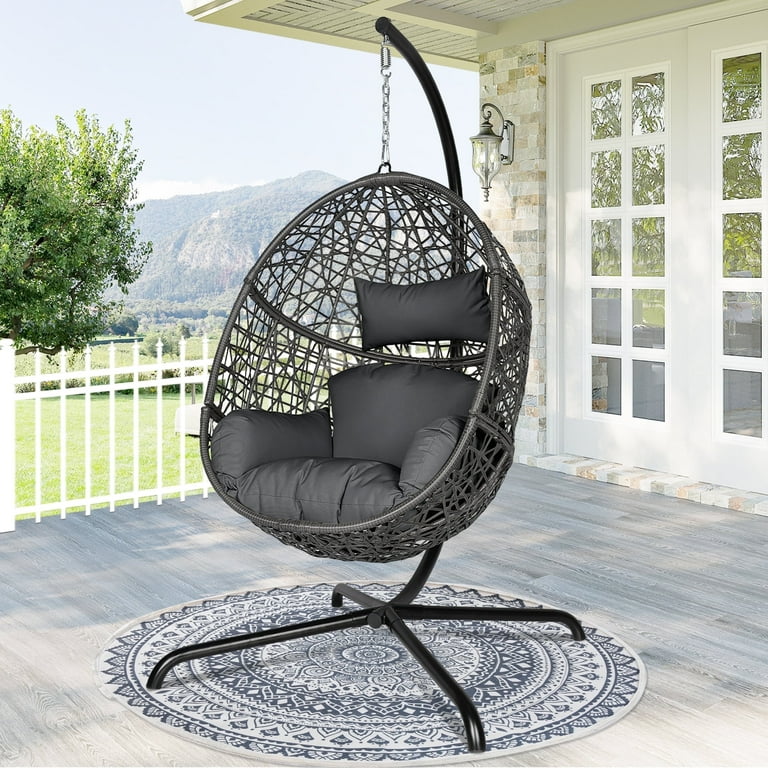 Patio Hanging Chair Modern Hanging Garden Swing Chairs With