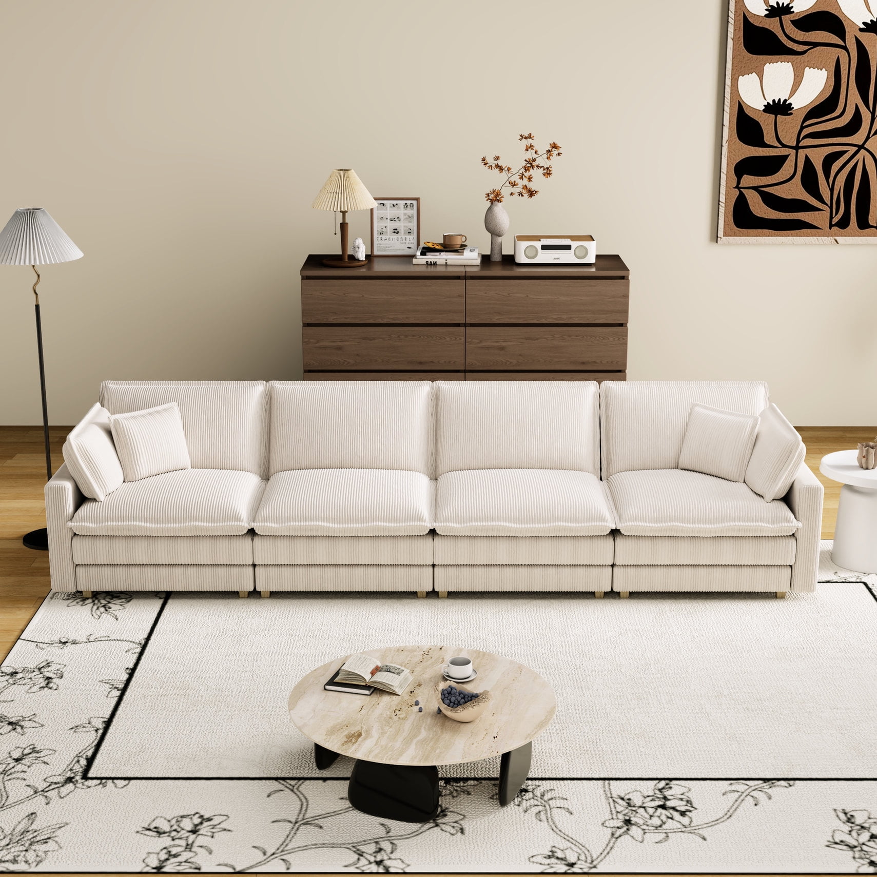 Oversized Deep Seated Sofa with Snake Spring / Relaxing Seating for ...