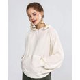 thumbnail image 1 of Oversized Dolman Sleeve Ribbed Hoodie Top, 1 of 10