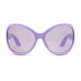thumbnail image 1 of Oversized Dragonfly Large Round Butterfly Plastic Minimal Sunglasses All Purple, 1 of 4