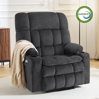 MCombo Oversized 27.2" Seat Width Dual Motor Power Recliner Lift Chair with Vibration and Heat for Height 5'7"-6'2", Infinite Position