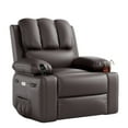 thumbnail image 1 of Oversized Electric Recliner Chair with Massage, Swivel Rocker & USB Charger for Living Room, 1 of 8