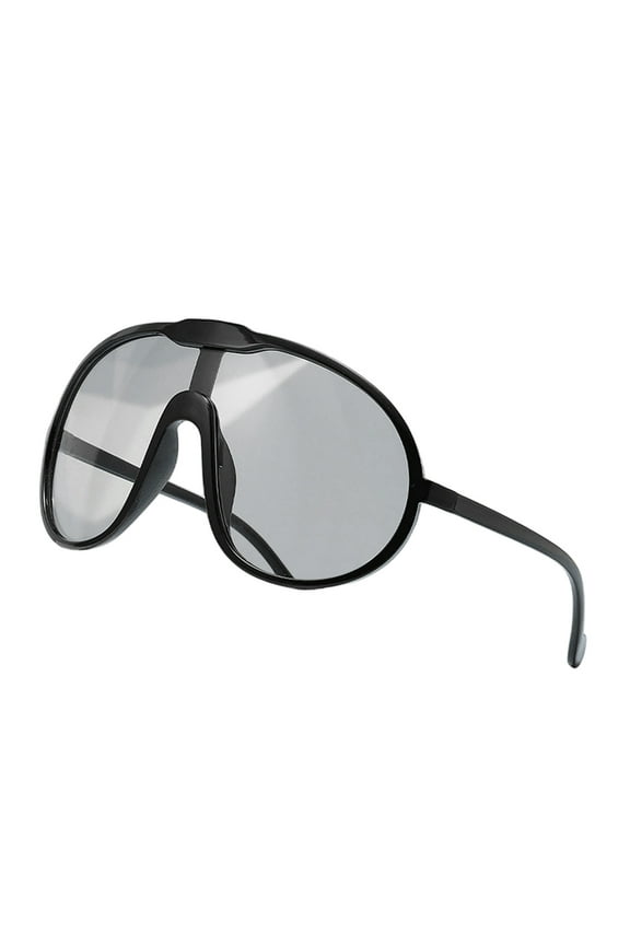 Oversized Fashion Shield Sun Glasses 400 Goggles For Outdoor Cycling And Sports Activities With Lightweight Frame Design