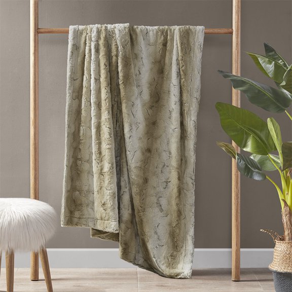 Oversized Faux Fur Throw