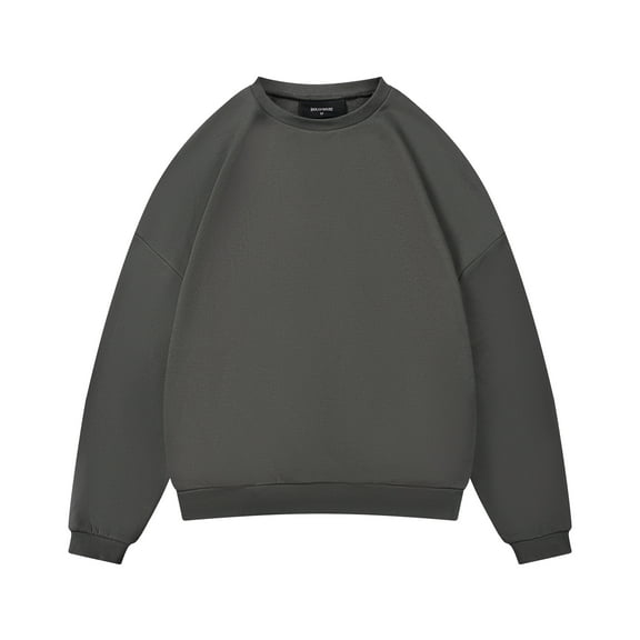 Oversized Fleece Crewneck for Men & Women - Trendy Sweatshirt with Inseam Pockets