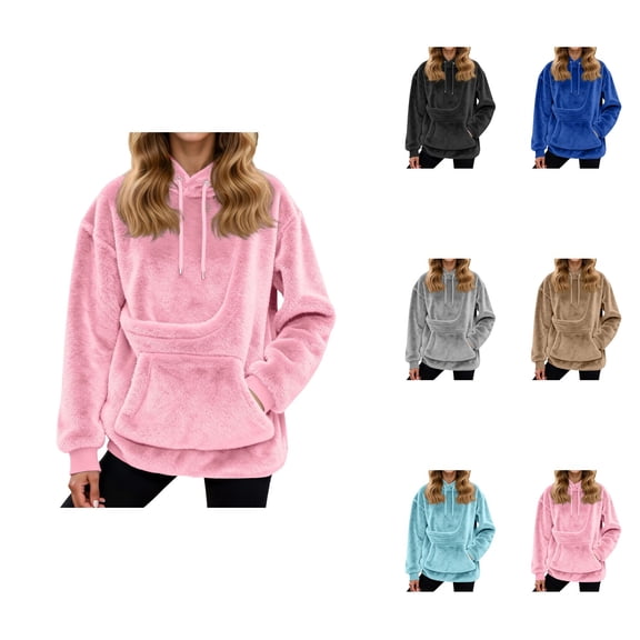Oversized Sweatshirt with Dog Pouch â Front Carry Pocket Hoodie for Small Dogs and Kittens