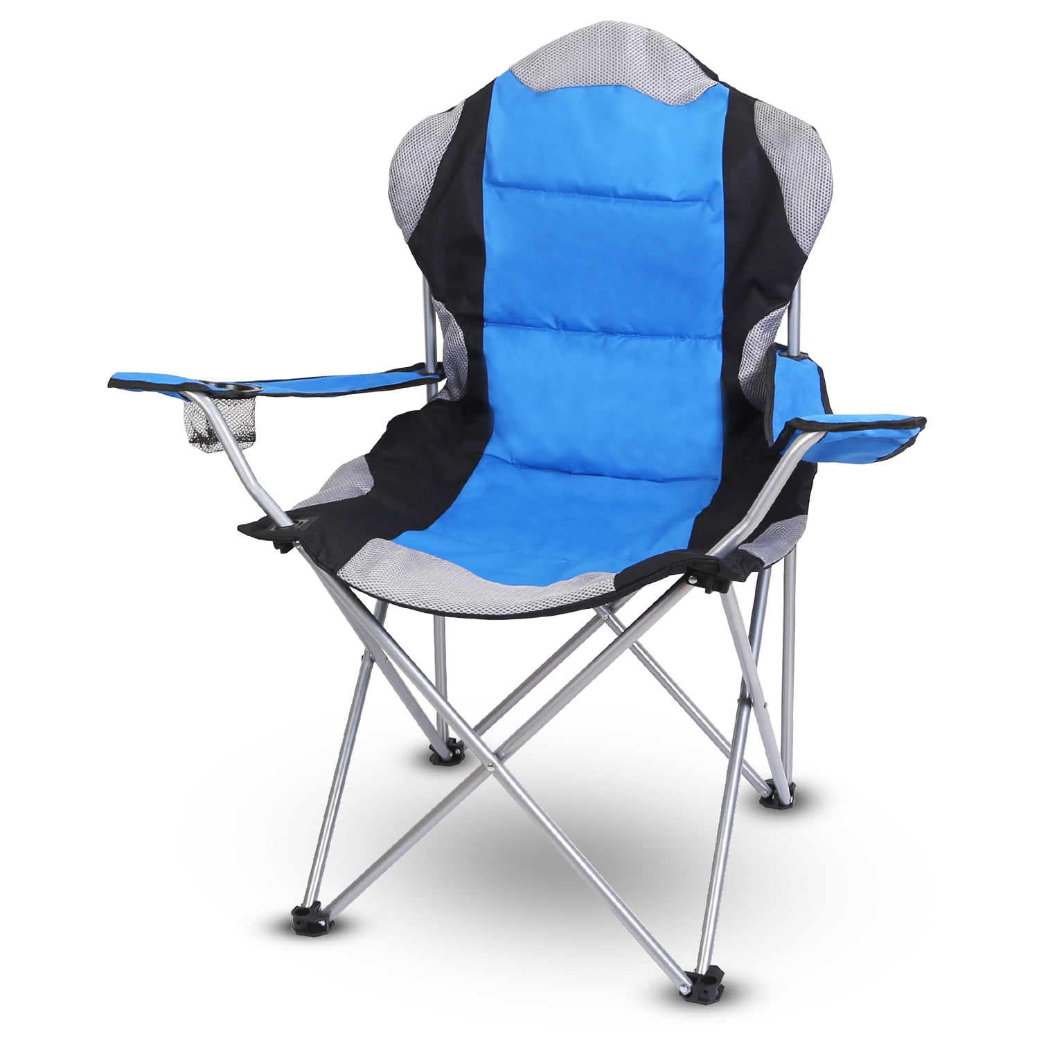 Oversized Folding Camping Chair, iMounTEK Heavy Duty Padded Chairs with