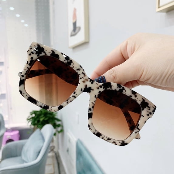Oversized Frame Sunglasses UV400 Protection High Visibility