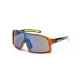thumbnail image 1 of Oversized Futuristic Shield Wrap-Around Sunglasses - XL Retro Sport Style for Outdoor Beach Wear, 1 of 8